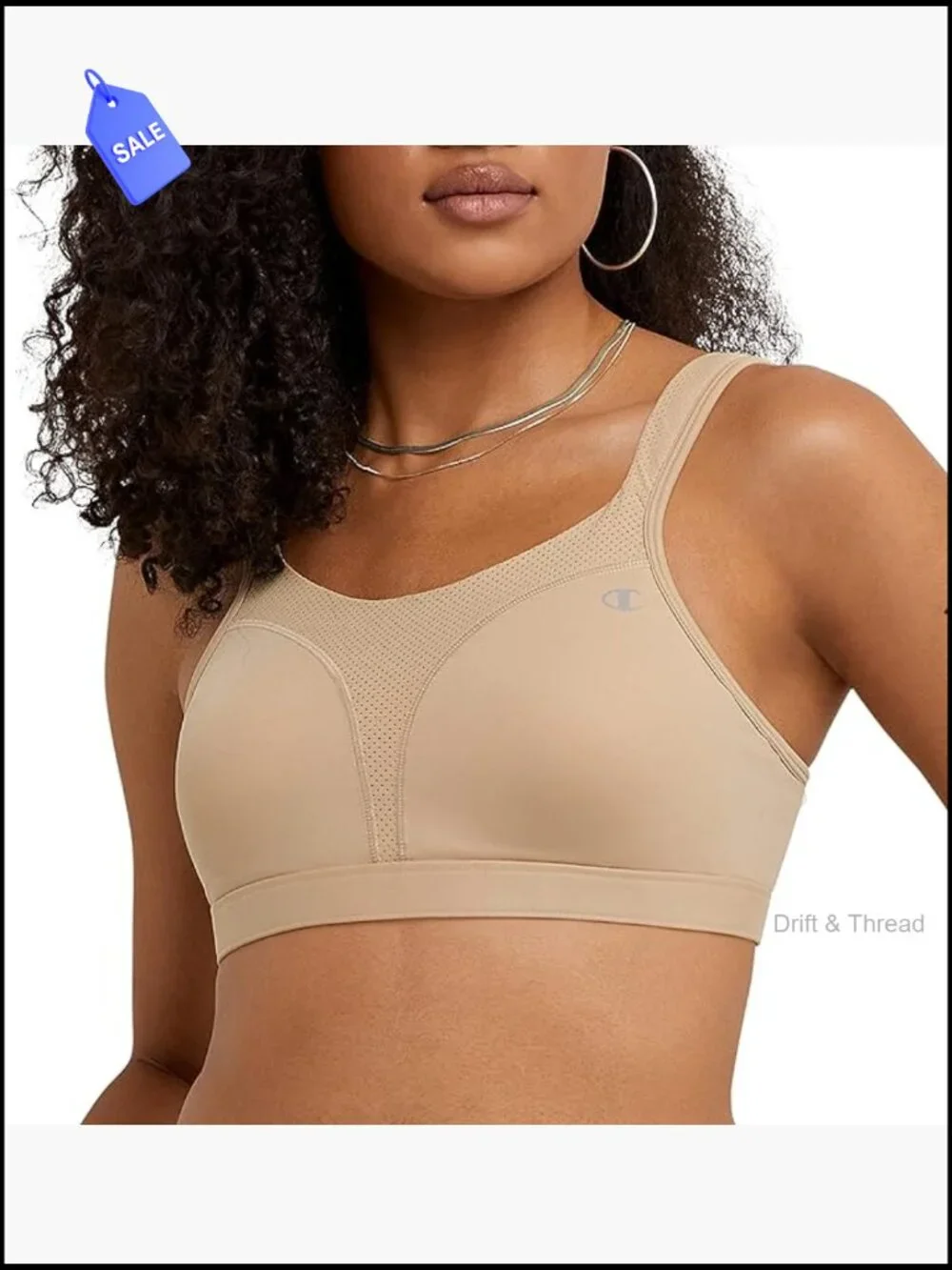 Women's High-Impact Sports Bra, Wire-Free Full Coverage, Adjustable Straps,